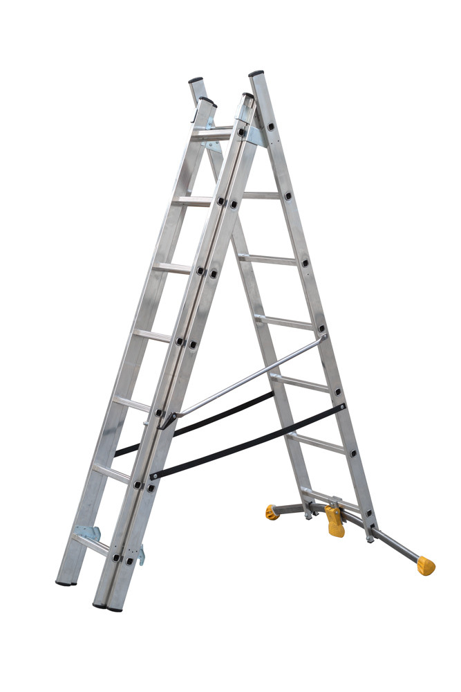 G LEVEL Escalier transformable triple avec réglage au pied