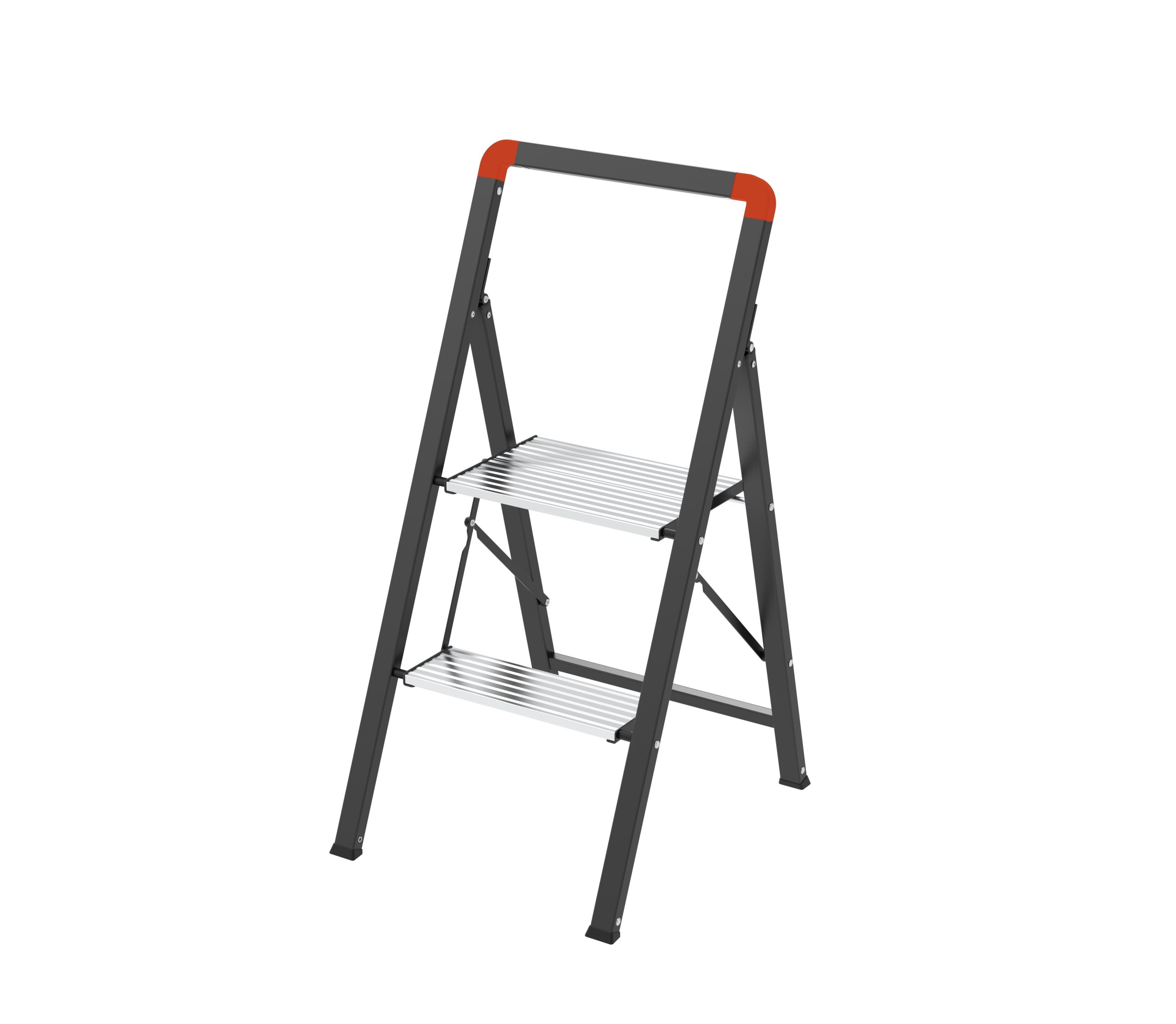 Mini Slimstep Marchepieds avec Garde-corps Haut – Mix Acier et Aluminium